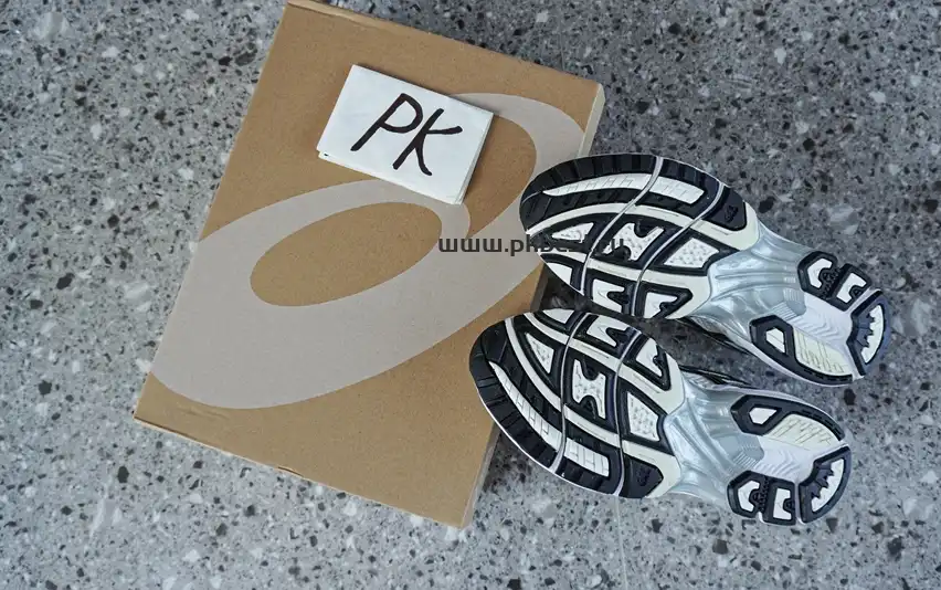 PK GOD Asics Gel-Kayano 14  Y2K  Black, white and silver RETAIL MATERIALS READY TO