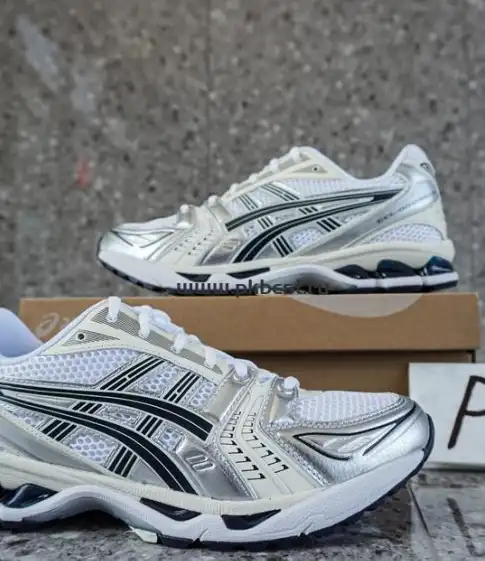 PK GOD Asics Gel-Kayano 14 Silver black RETAIL MATERIALS READY TO SHIP