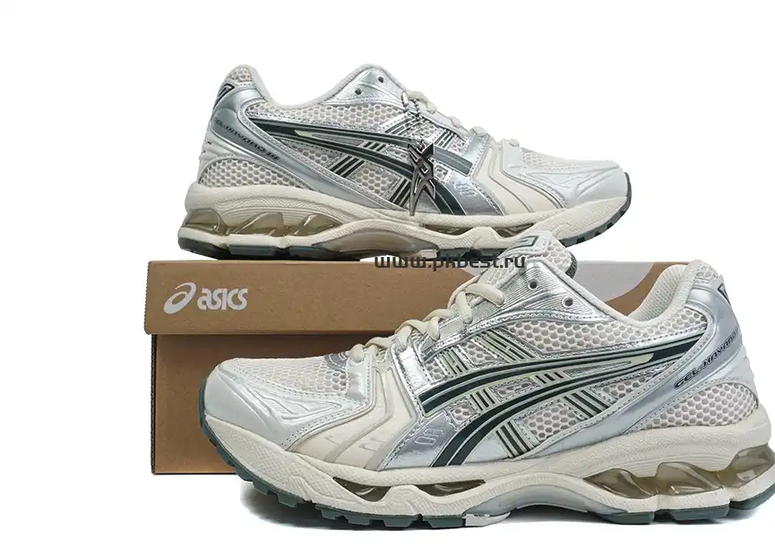 PK GOD GEL-Kayano 14 “Birch Dark Pewter” sneakers RETAIL MATERIALS READY TO SHIP