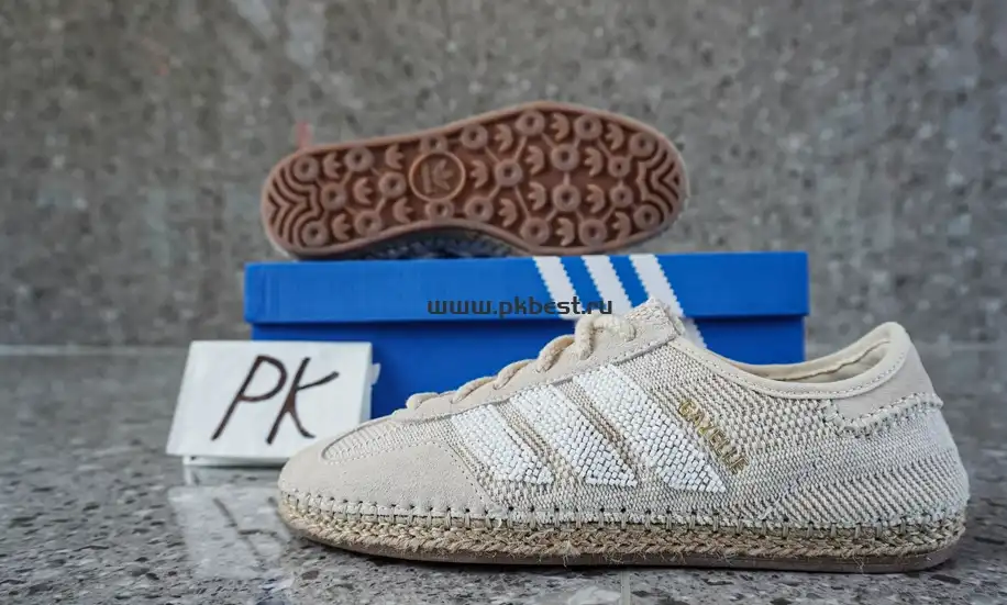 PK GOD CLOT x adidas originals GAZELLE “HALO IVORY”cream-coloured RETAIL MATERIALS READY TO SHIP