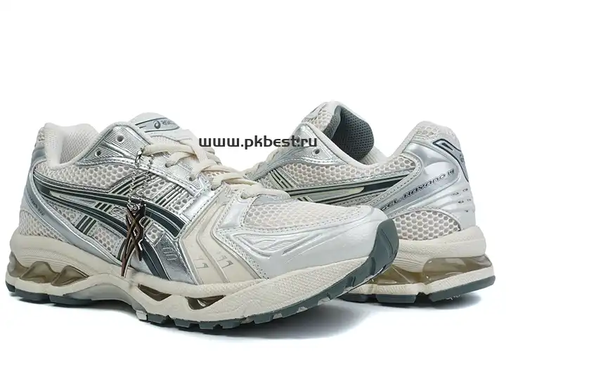 PK GOD GEL-Kayano 14 “Birch Dark Pewter” sneakers RETAIL MATERIALS READY TO SHIP