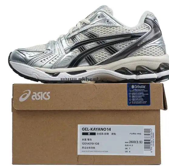 PK GOD ASICS JJJJound x Gel Kayano 14 ‘Silver Black’ RETAIL MATERIALS READY TO SHIP