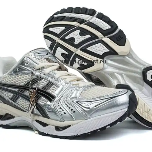 PK GOD ASICS JJJJound x Gel Kayano 14 ‘Silver Black’ RETAIL MATERIALS READY TO SHIP