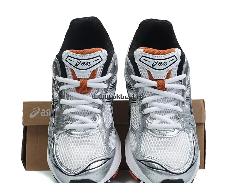 PK GOD ASICS Gel-Kayano 14 White Piquant Orange RETAIL MATERIALS READY TO SHIP