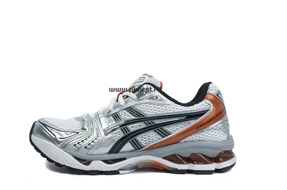 PK GOD ASICS Gel-Kayano 14 White Piquant Orange RETAIL MATERIALS READY TO SHIP