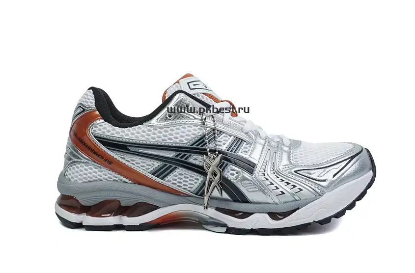 PK GOD ASICS Gel-Kayano 14 White Piquant Orange RETAIL MATERIALS READY TO SHIP