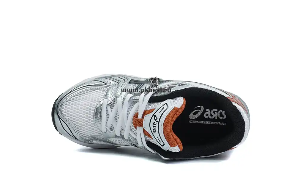 PK GOD ASICS Gel-Kayano 14 White Piquant Orange RETAIL MATERIALS READY TO SHIP