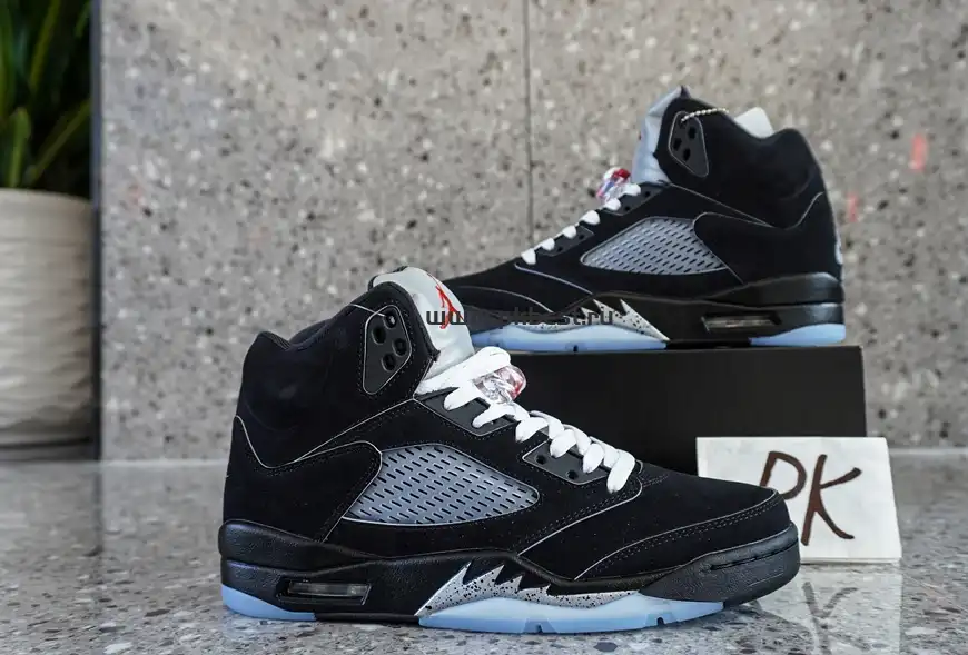 PK GOD Jordan Air Jordan 5 Retro Black Metallic RETAIL MATERIALS READY TO SHIP