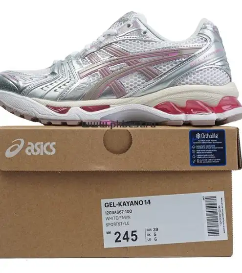 PK GOD Asics Gel-Kayano 14  Y2K  Black, white and silver RETAIL MATERIALS READY TO