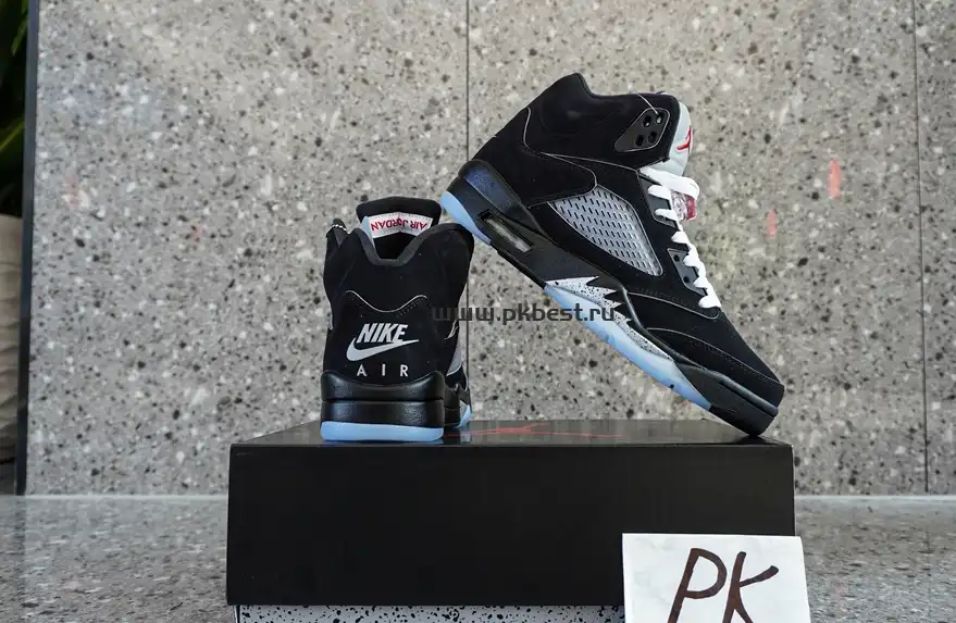 PK GOD Jordan Air Jordan 5 Retro Black Metallic RETAIL MATERIALS READY TO SHIP