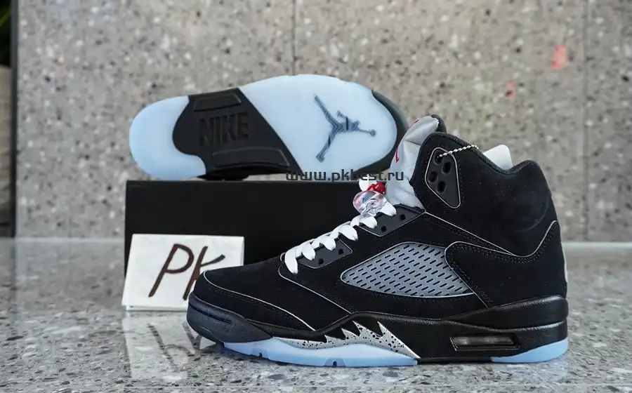 PK GOD Jordan Air Jordan 5 Retro Black Metallic RETAIL MATERIALS READY TO SHIP