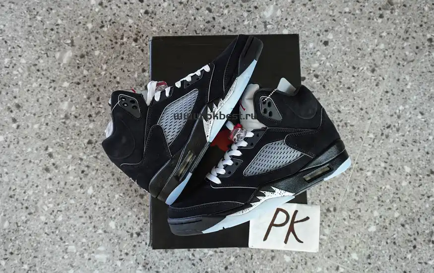 PK GOD Jordan Air Jordan 5 Retro Black Metallic RETAIL MATERIALS READY TO SHIP