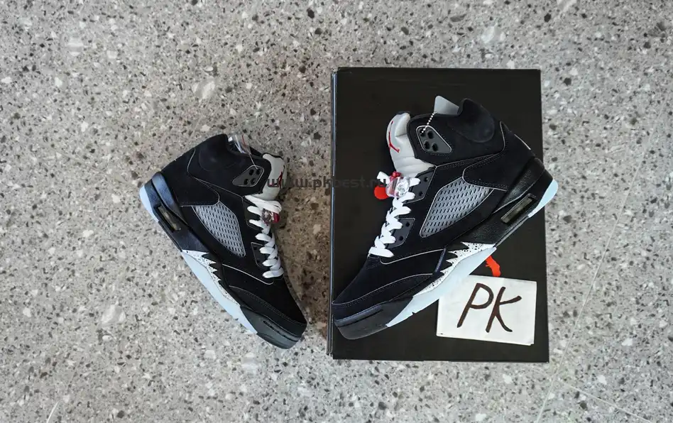 PK GOD Jordan Air Jordan 5 Retro Black Metallic RETAIL MATERIALS READY TO SHIP