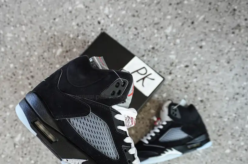 PK GOD Jordan Air Jordan 5 Retro Black Metallic RETAIL MATERIALS READY TO SHIP