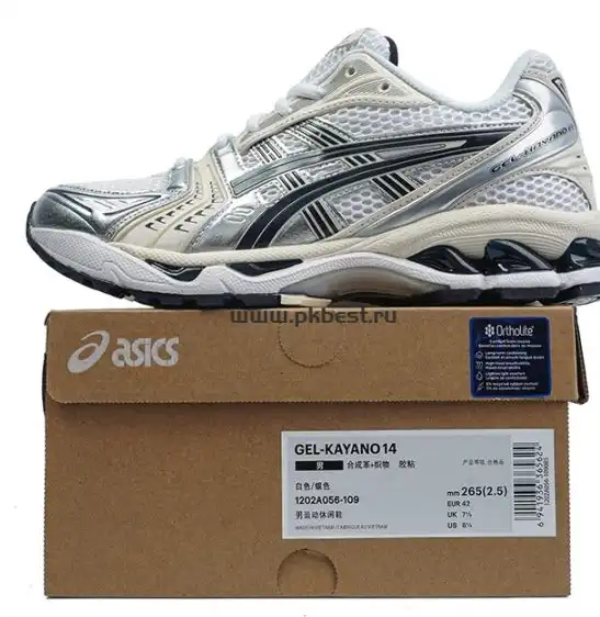 PK GOD GEL-Kayano 14 “Birch Dark Pewter” sneakers RETAIL MATERIALS READY TO SHIP