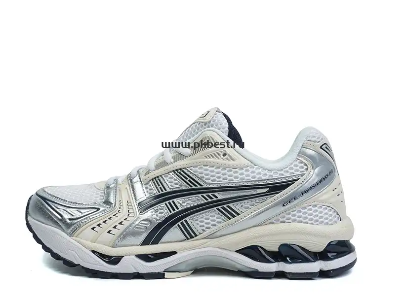 PK GOD ASICS Gel Kayano 14 White Midnight RETAIL MATERIALS READY TO SHIP