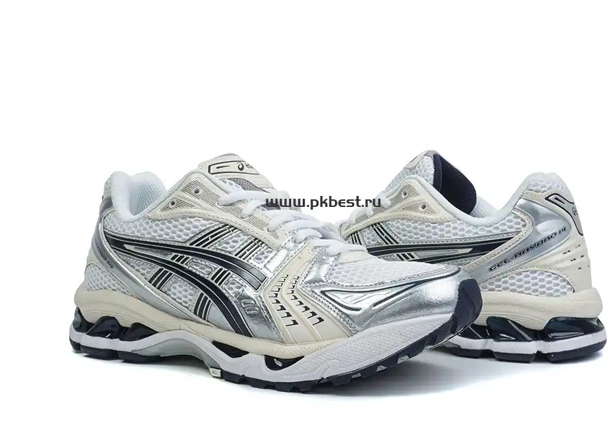 PK GOD ASICS Gel Kayano 14 White Midnight RETAIL MATERIALS READY TO SHIP