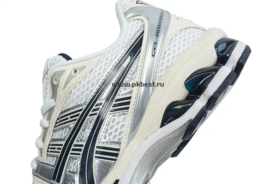 PK GOD ASICS Gel Kayano 14 White Midnight RETAIL MATERIALS READY TO SHIP