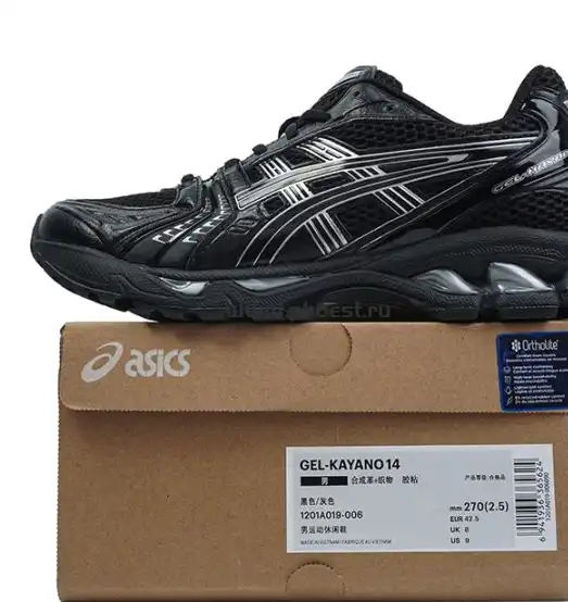 PK GOD Asics Gel-Kayano 14 White black silver RETAIL MATERIALS READY TO SHIP