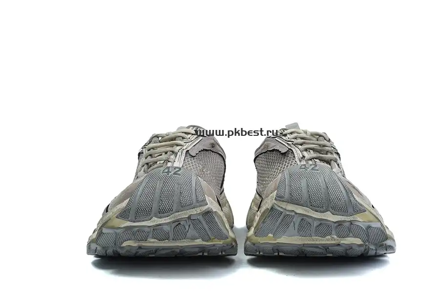 PK GOD BALENCIAGA Stapler distressed mesh and rubber sneakers RETAIL MATERIALS READY TO SHIP