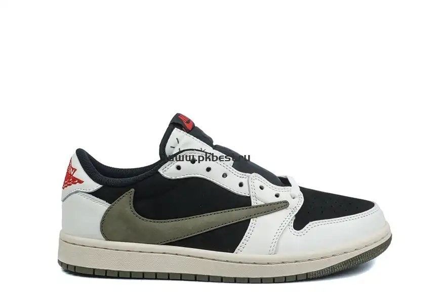 PK5.0 Jordan 1 Retro Low OG SP Travis Scott 4.0 Olive RETAIL MATERIALS READY TO SHIP