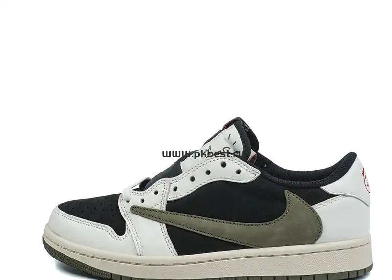 PK5.0 Jordan 1 Retro Low OG SP Travis Scott 4.0 Olive RETAIL MATERIALS READY TO SHIP