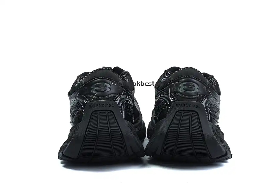 PK GOD STAPLER TECH SNEAKERS – BLACK RETAIL MATERIALS READY TO SHIP