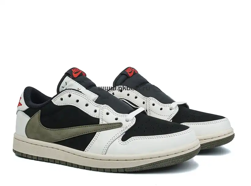 PK5.0 Jordan 1 Retro Low OG SP Travis Scott 4.0 Olive RETAIL MATERIALS READY TO SHIP