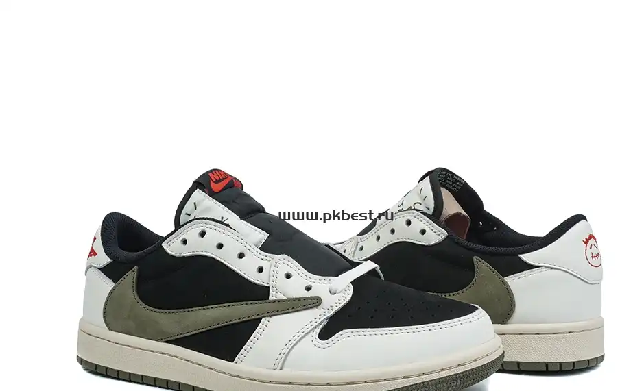 PK5.0 Jordan 1 Retro Low OG SP Travis Scott 4.0 Olive RETAIL MATERIALS READY TO SHIP