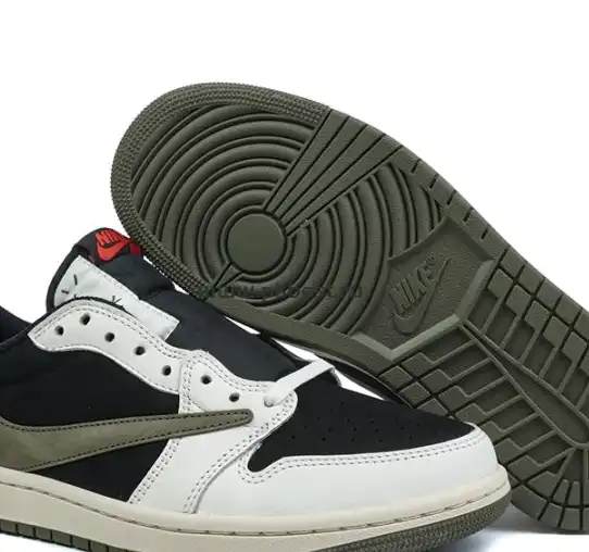 PK 4.0 Jordan 1 Retro Low Golf Travis Scott Neutral Olive RETAIL MATERIALS READY TO SHIP