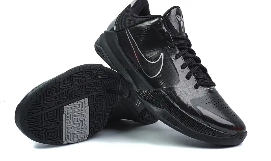 PK GOD Nike Zoom Kobe 5 Black Out RETAIL MATERIALS READY TO SHIP