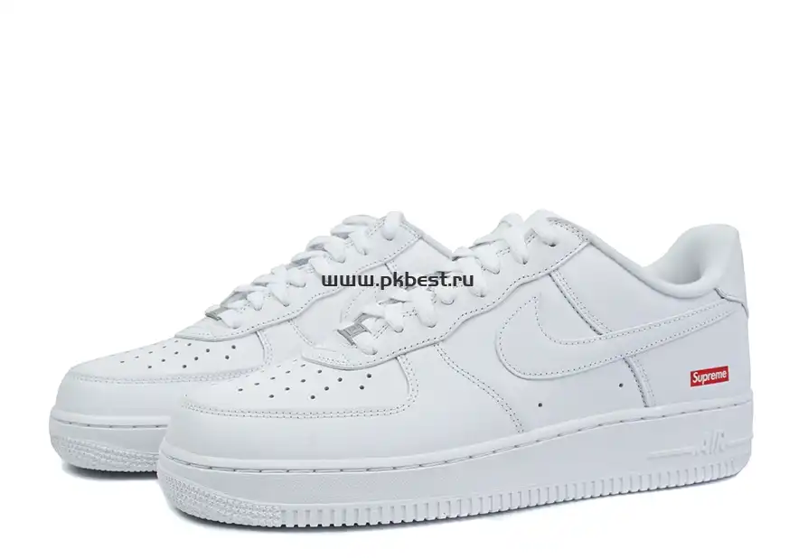 PK God Nike Air Force 1 Low Supreme White RETAIL MATERIALS READY TO SHIP