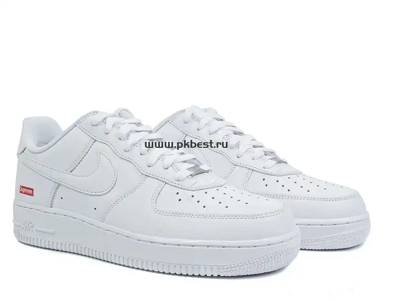 PK God Nike Air Force 1 Low Supreme White RETAIL MATERIALS READY TO SHIP