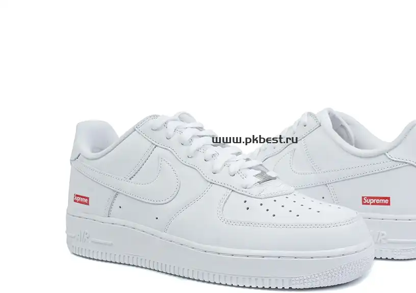 PK God Nike Air Force 1 Low Supreme White RETAIL MATERIALS READY TO SHIP