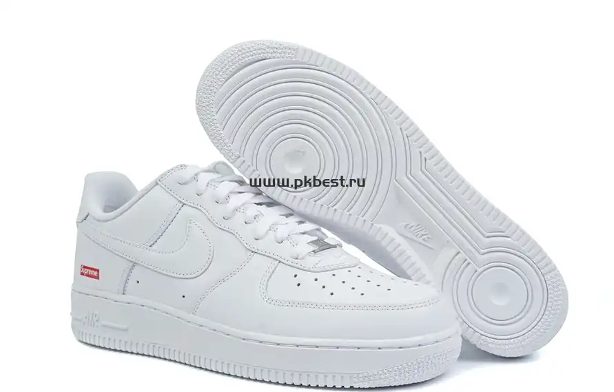 PK God Nike Air Force 1 Low Supreme White RETAIL MATERIALS READY TO SHIP