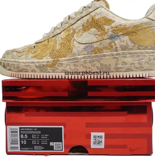 PK GOD Kobe Bryant x Nike Air Force 1 Low ‘Varsity Maize’ RETAIL MATERIALS READY TO SHIP