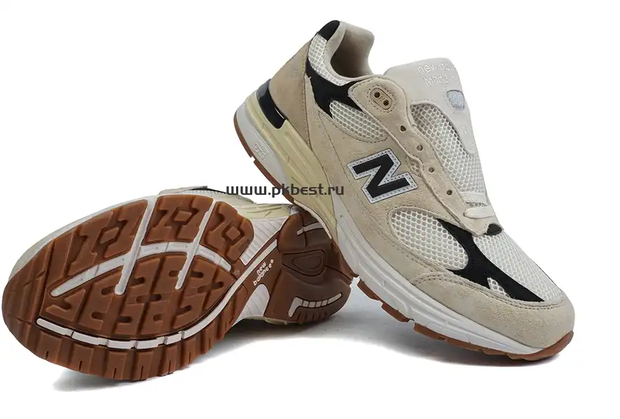 PK GOD New Balance 993 MiUSA Teddy Santis Sea Salt Black RETAIL MATERIALS READY TO SHIP