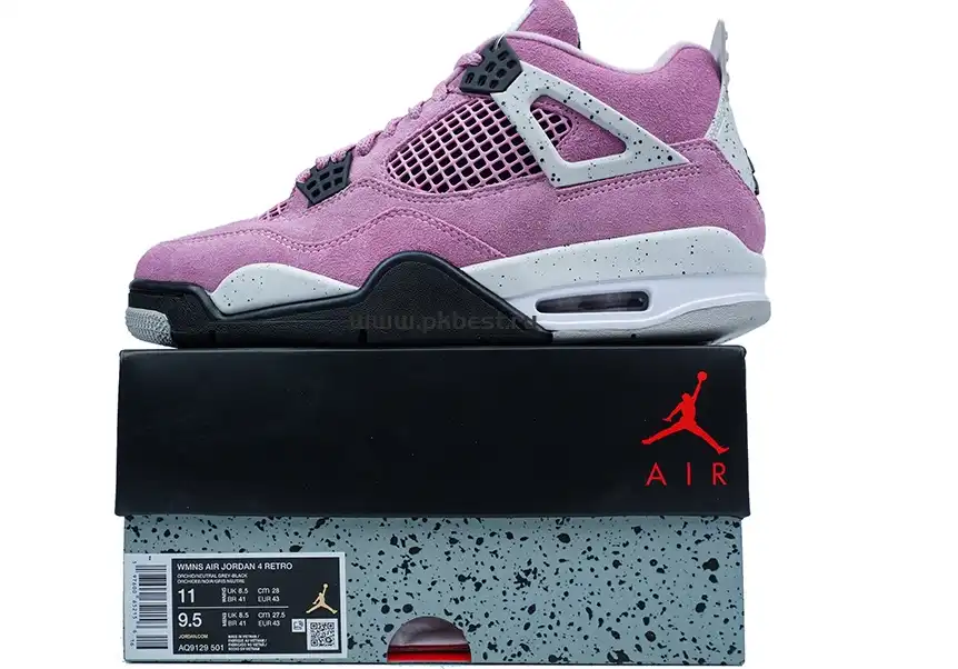 PK GOD Jordan Air Jordan 4 “Orchid” RETAIL MATERIALS READY TO SHIP