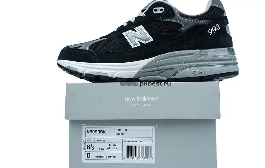 PK GOD New Balance NB 993 black RETAIL MATERIALS READY TO SHIP