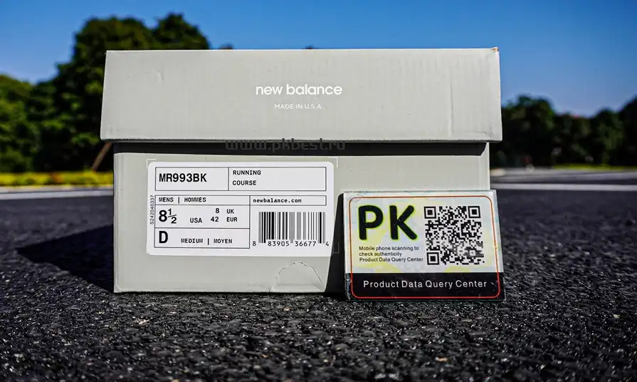 PK GOD New Balance NB 993 black RETAIL MATERIALS READY TO SHIP