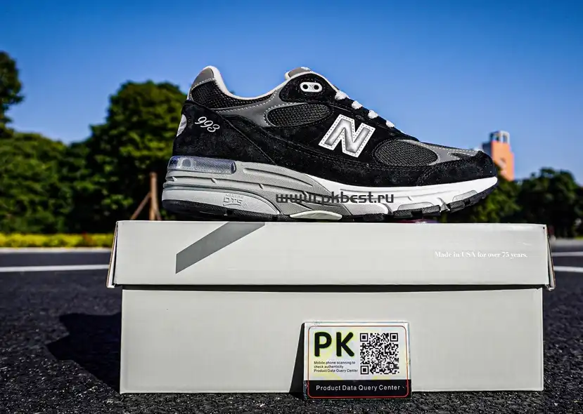 PK GOD New Balance NB 993 black RETAIL MATERIALS READY TO SHIP