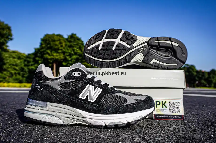 PK GOD New Balance NB 993 black RETAIL MATERIALS READY TO SHIP