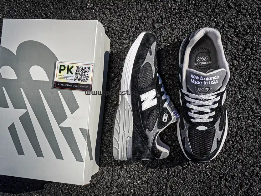 PK GOD New Balance NB 993 black RETAIL MATERIALS READY TO SHIP