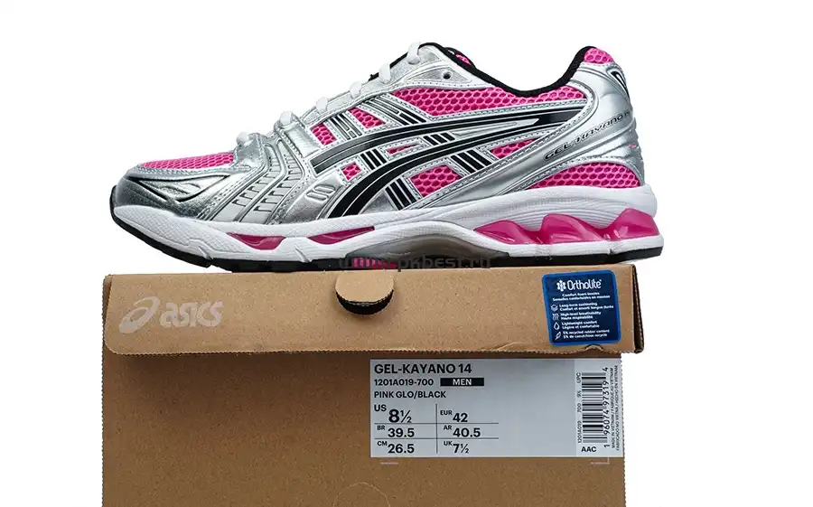 PK GOD Asics Gel-Kayano 14 Silver black RETAIL MATERIALS READY TO SHIP