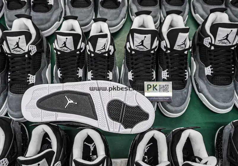 PK GOD Air Jordan 4 Retro Fear RETAIL MATERIALS READY TO SHIP