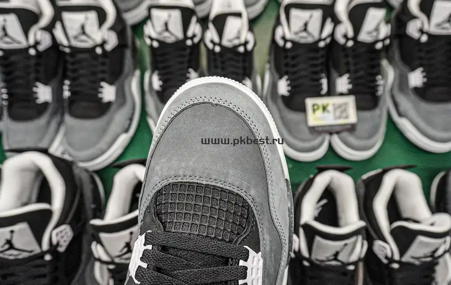 PK GOD Air Jordan 4 Retro Fear RETAIL MATERIALS READY TO SHIP