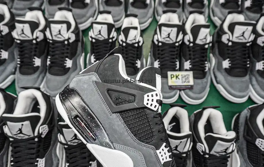 PK GOD Air Jordan 4 Retro Fear RETAIL MATERIALS READY TO SHIP