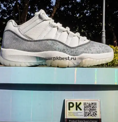 PK GOD Jordan Air Jordan 11 Retro White Black RETAIL MATERIALS READY TO SHIP