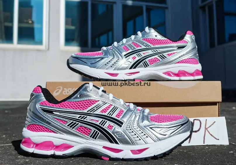 PK GOD Asics Gel-Kayano 14 Silver black RETAIL MATERIALS READY TO SHIP