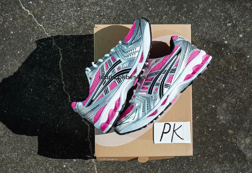 PK GOD Asics Gel-Kayano 14 Silver black RETAIL MATERIALS READY TO SHIP